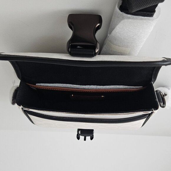 COACH league crossbody bag 19 in signature canvas - Picture 10 of 12